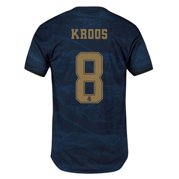 Trikot Real Madrid NO.8 Kroos Auswarts 2019-20 Blau Fussballtrikots Günstig